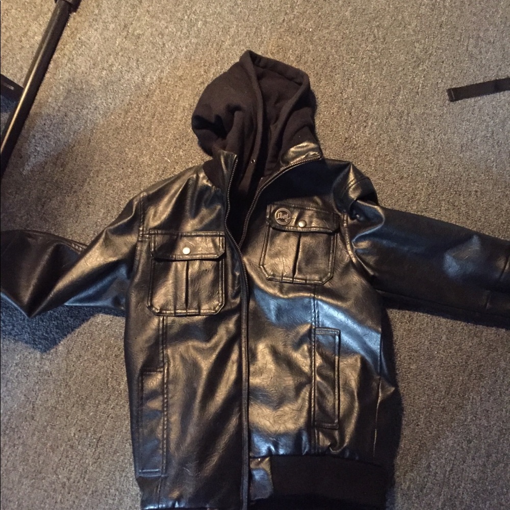 Obey Rapture Leather Jacket